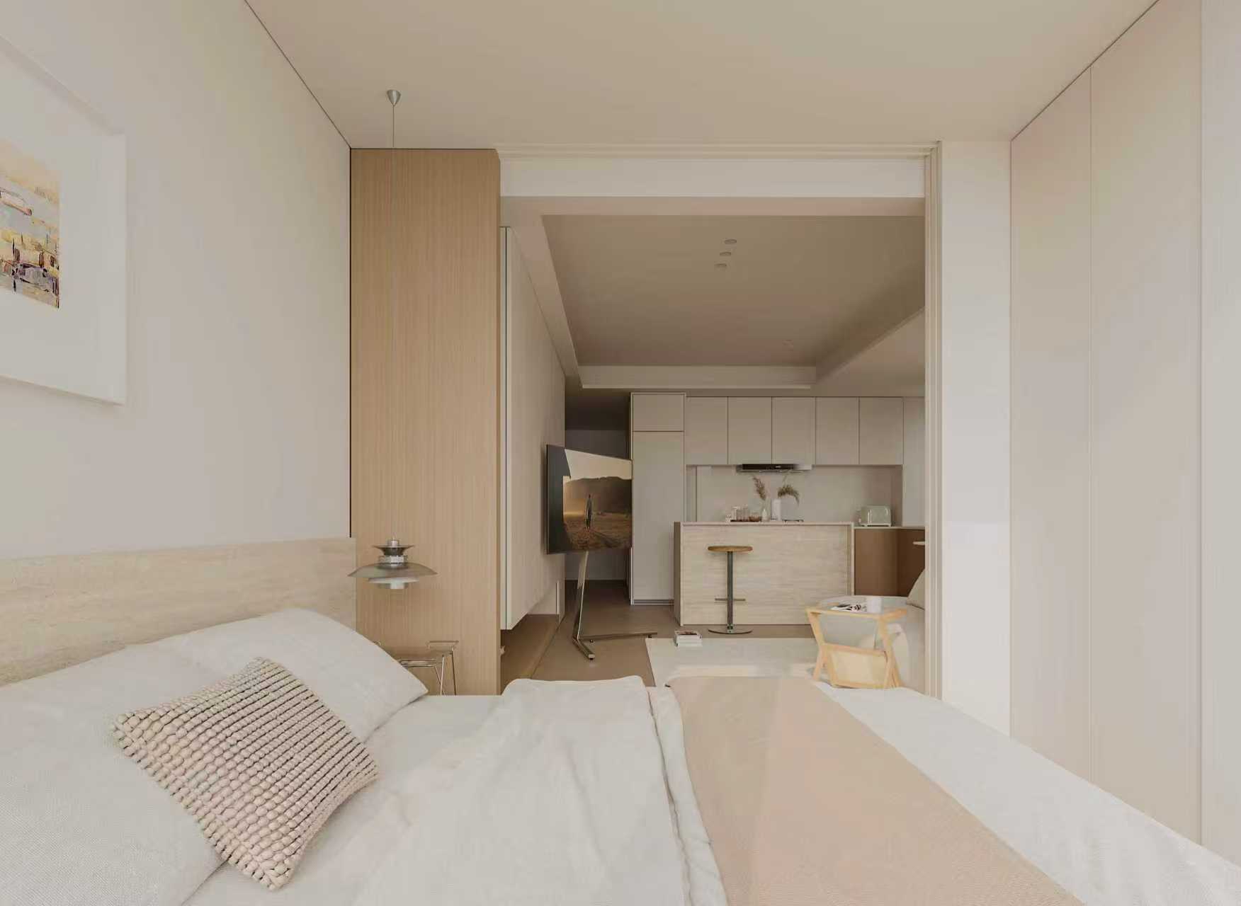 适合长期租住的卧室与收纳空间