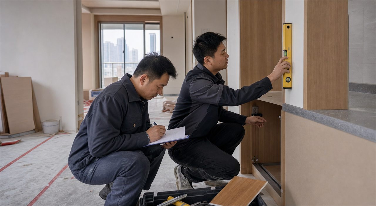自有施工团队交付现场